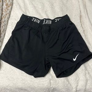 Black Nike dri-fit shorts. Size small
